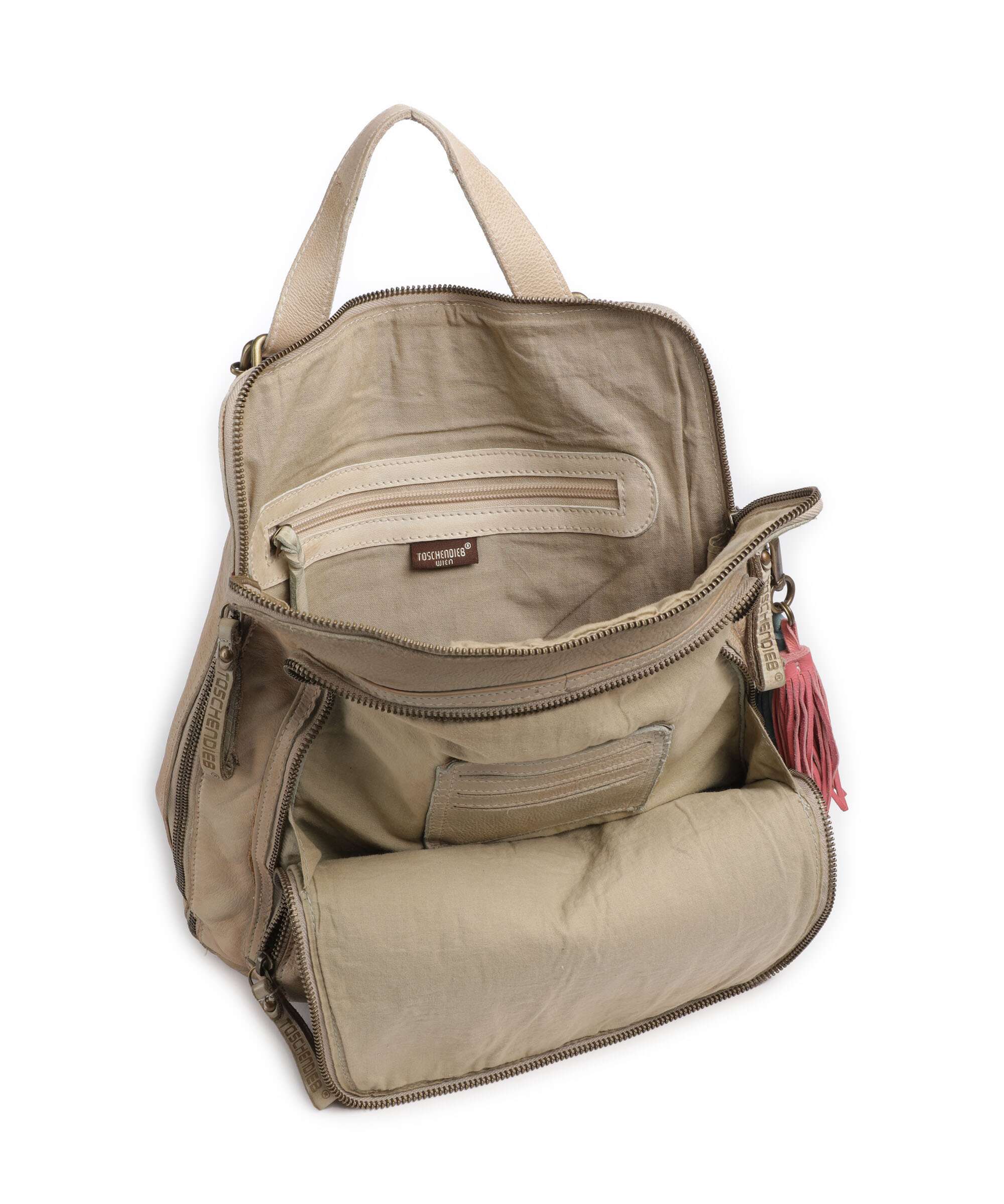 Taschendieb Wien Glücksbrücke 1 Backpack bag cream
