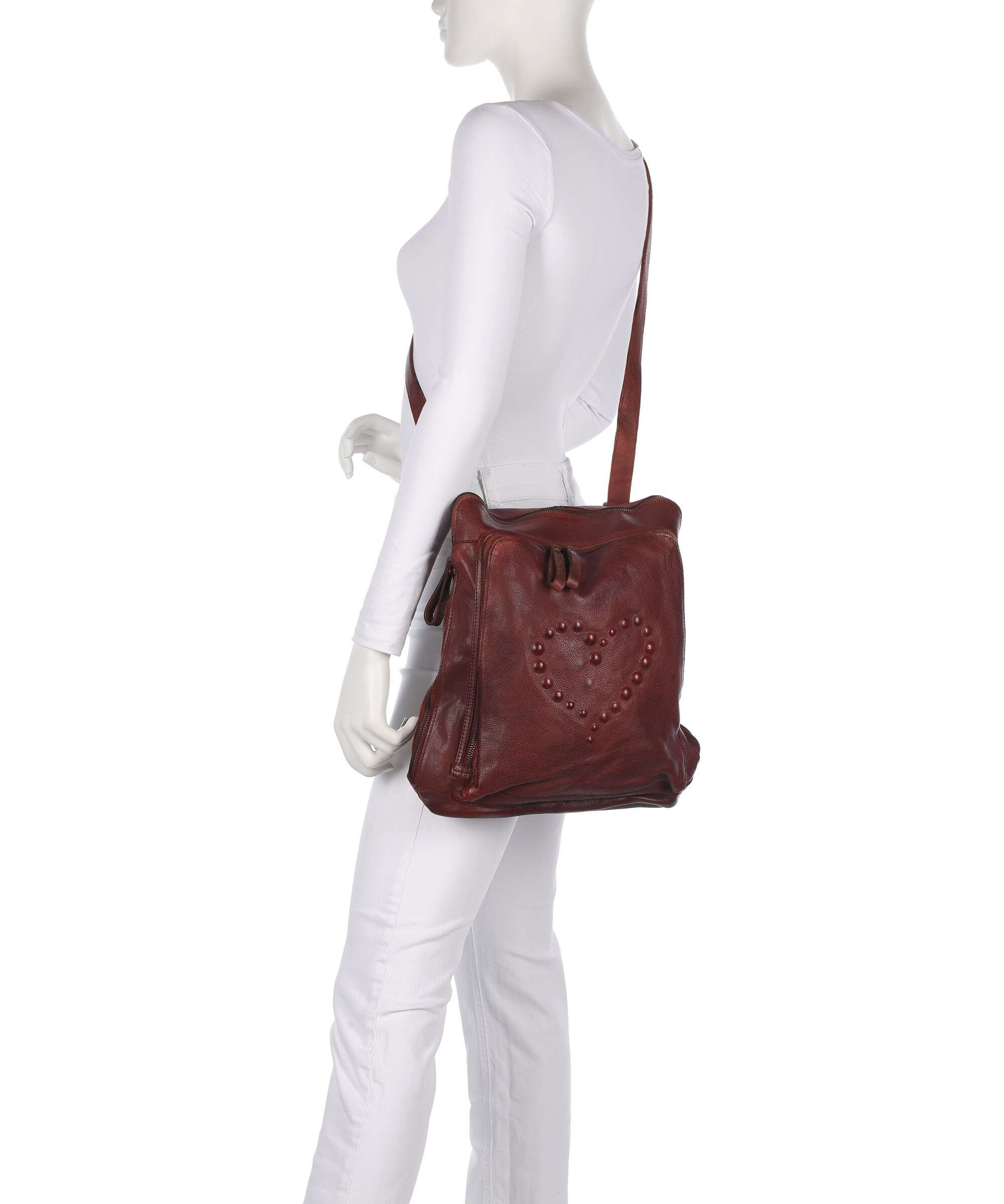 Taschendieb Wien Herzoggasse 2 Backpack bag brown brandy