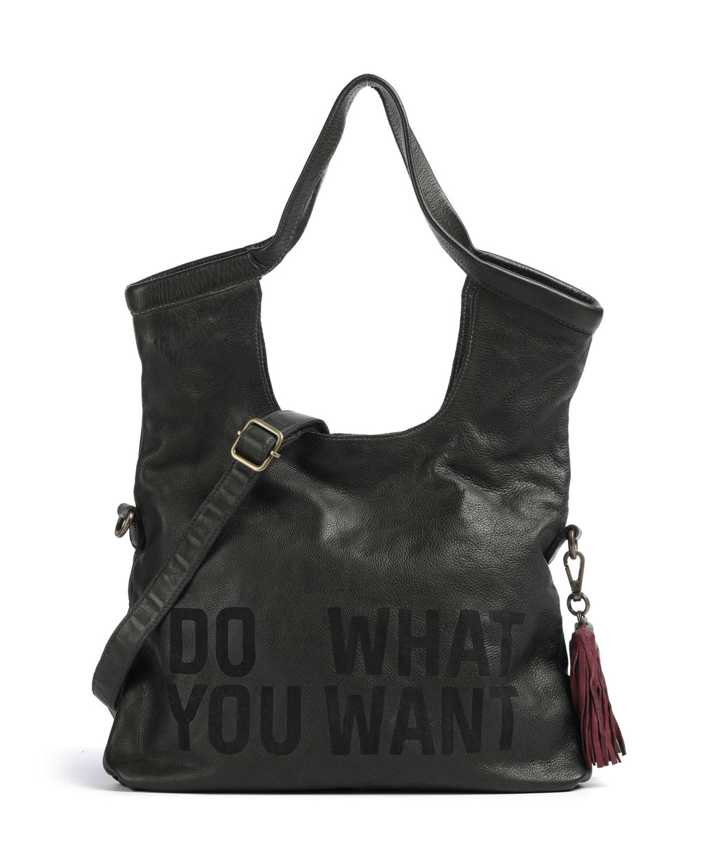 Taschendieb Wien Hanfgasse 3 Hobo bag green forest