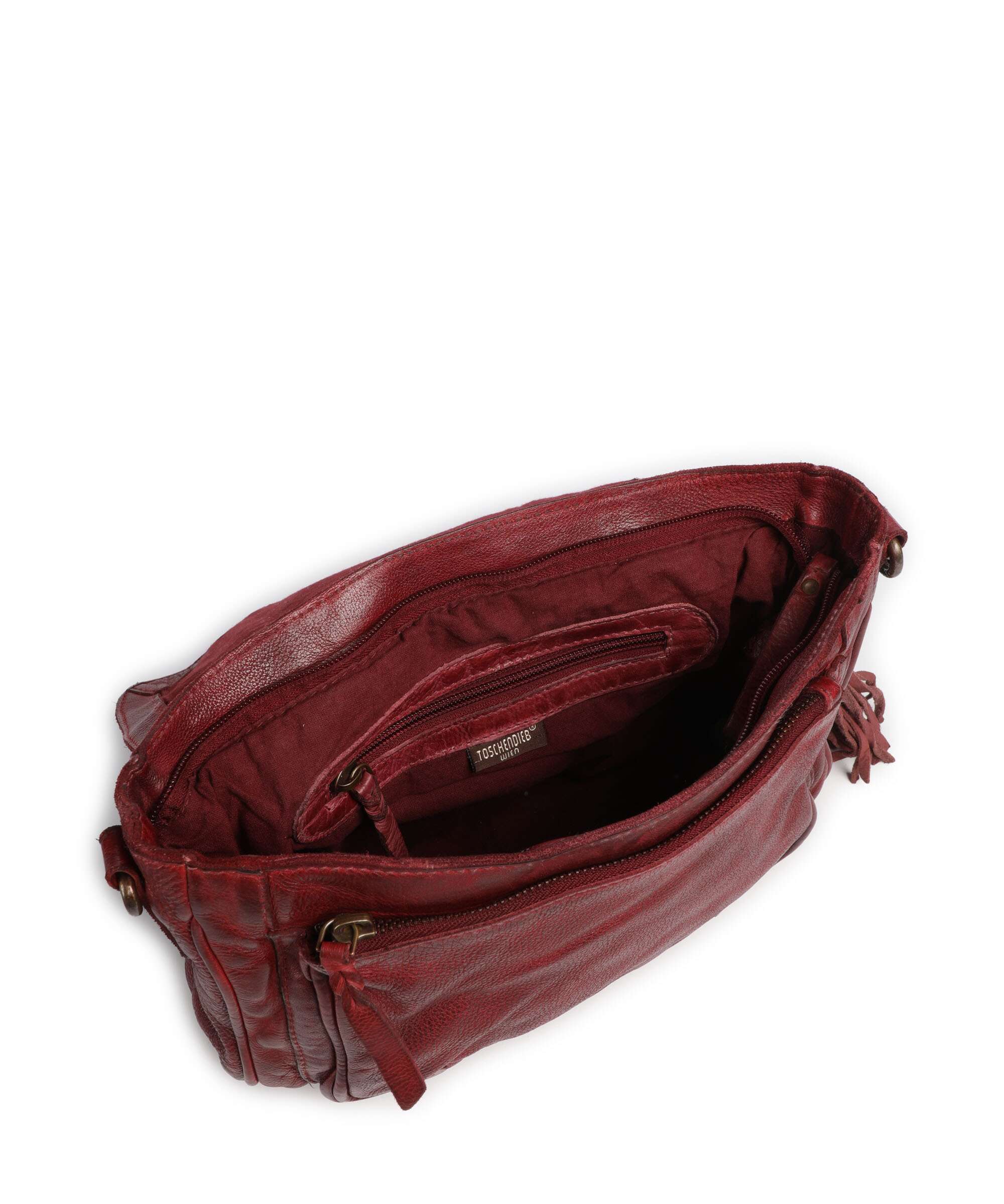 Taschendieb Wien Kaisterstrasse 6 Crossbody bag red burgundy