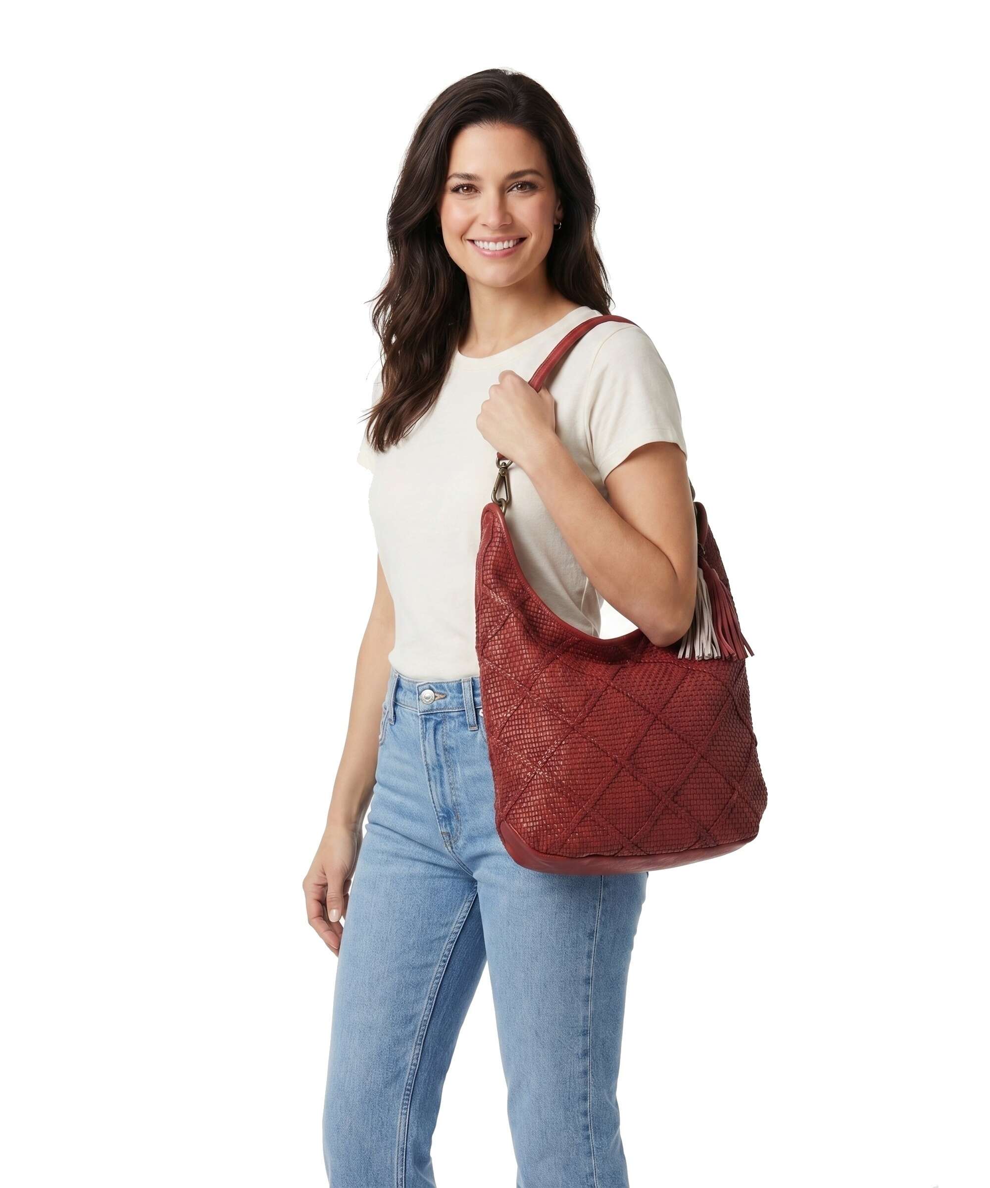Taschendieb Wien Beatrixpark 2 Hobo bag burgundrausch