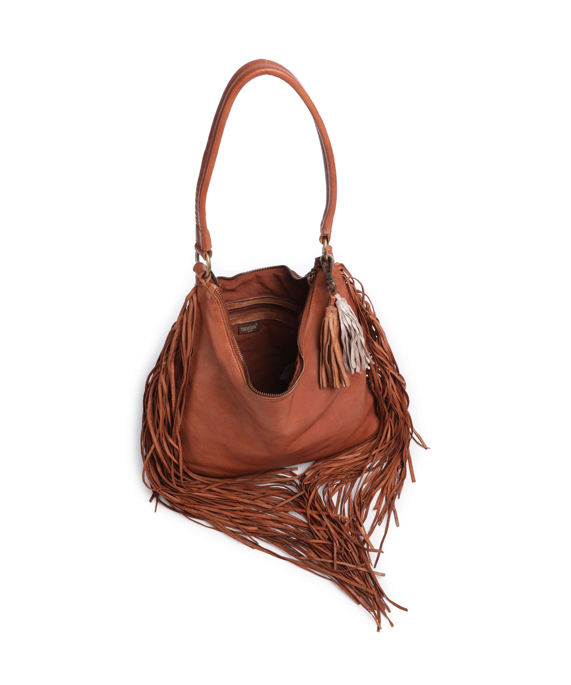 Taschendieb Wien Löwengasse 5x Hobo bag cognac