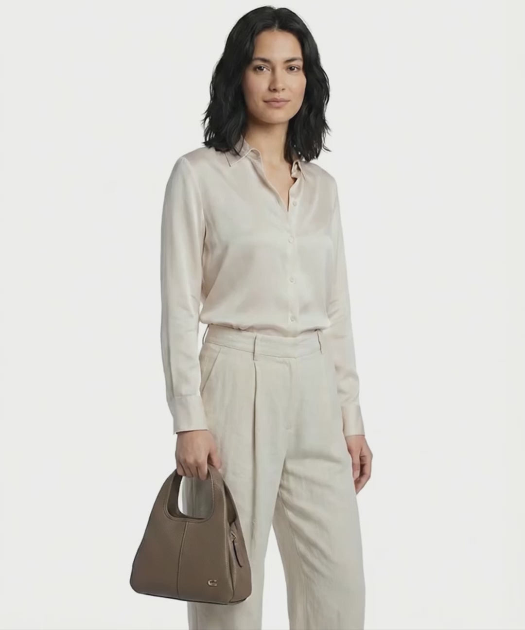 Coach Lana 23 Handtasche cream