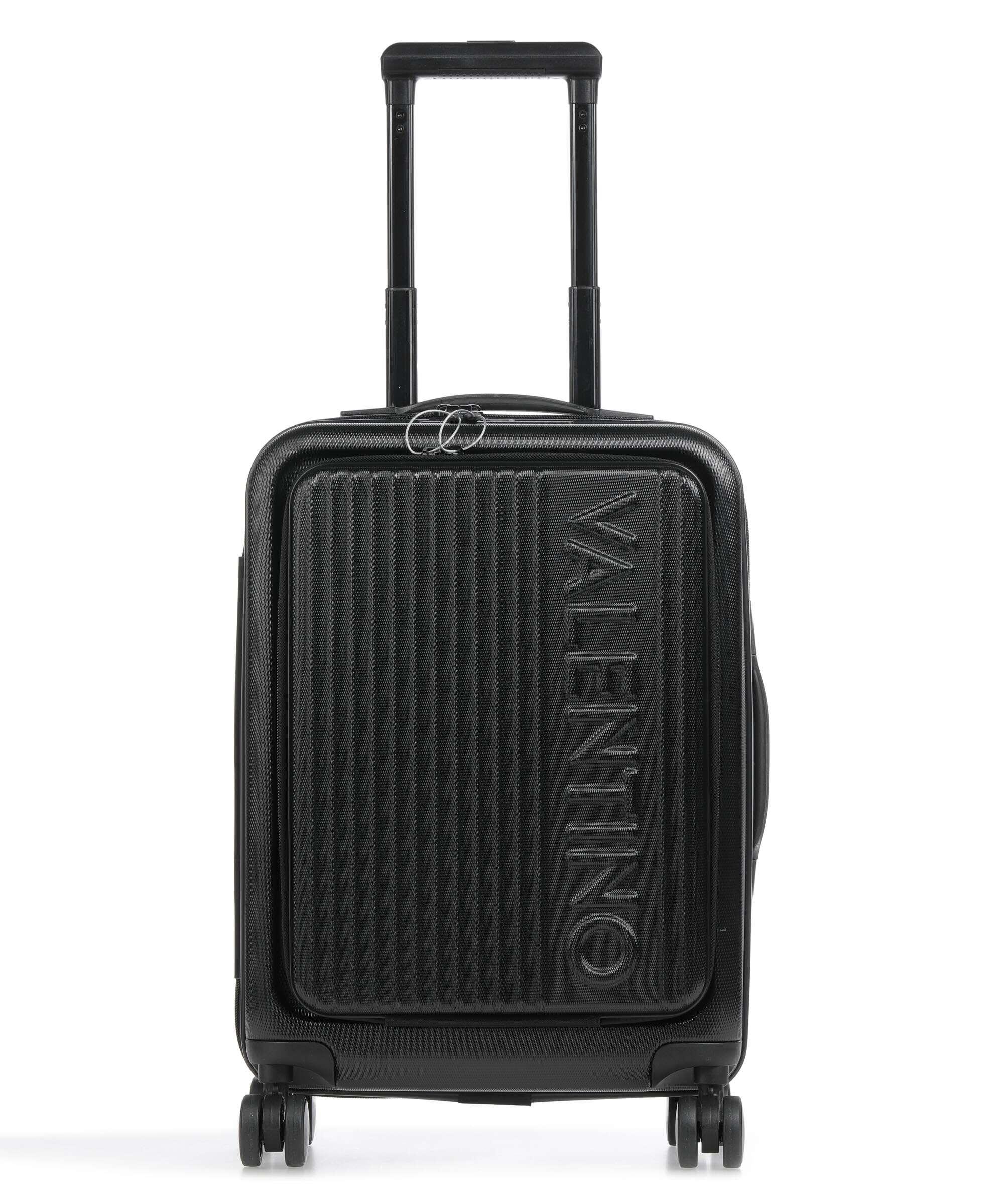 Valentino Bags Explorer 4-Rollen Trolley schwarz 56 cm