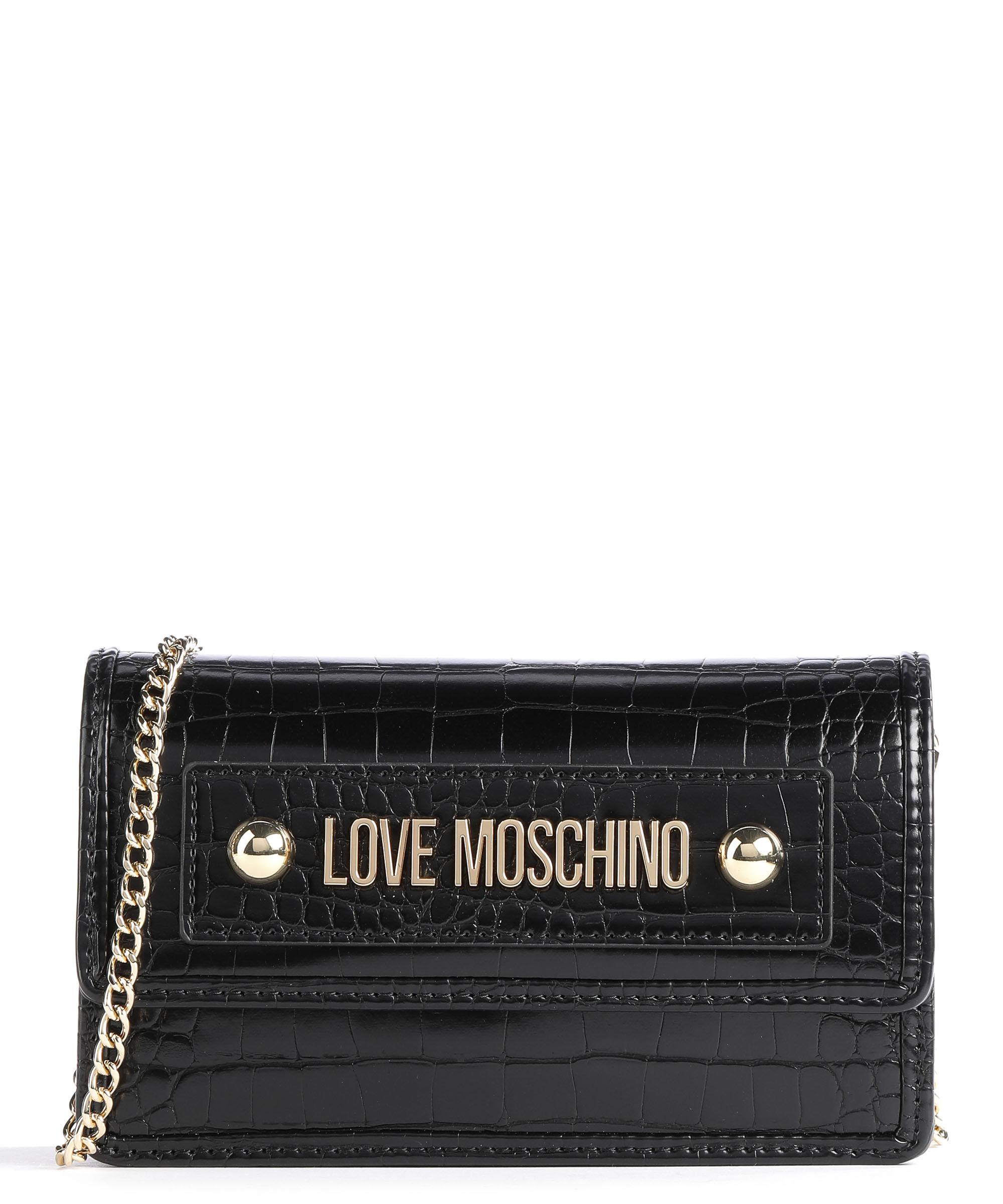 Love Moschino Evening Umhängetasche Lederimitat schwarz