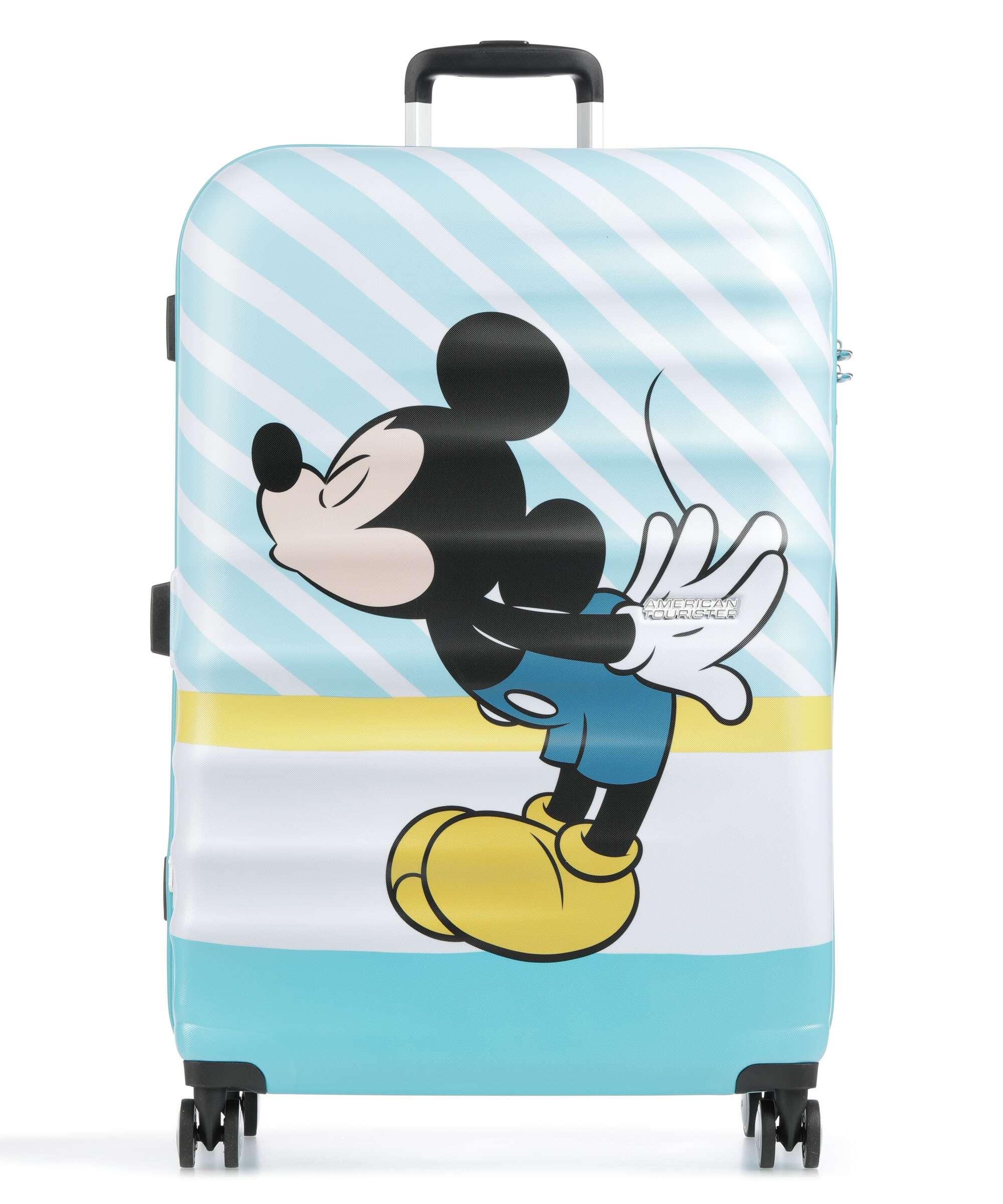 American Tourister Wavebreaker Disney 4-Rollen Trolley blau/weiß 77 cm