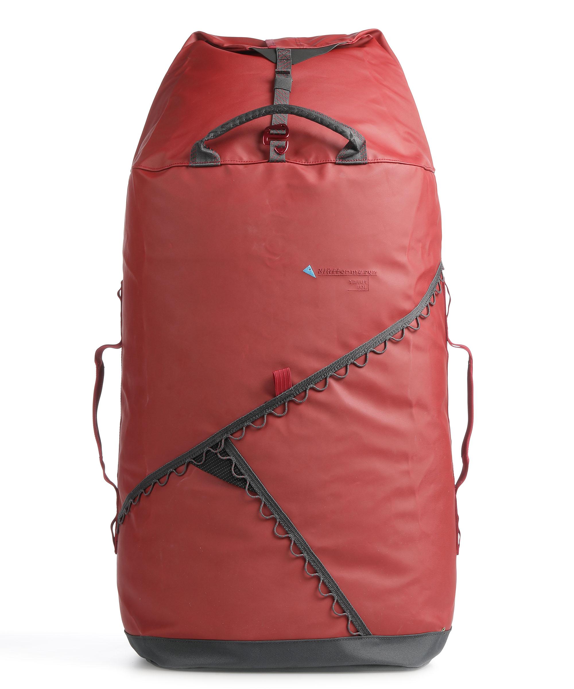 Klättermusen Ydalir 80L Reisetasche dunkelrot 61 cm