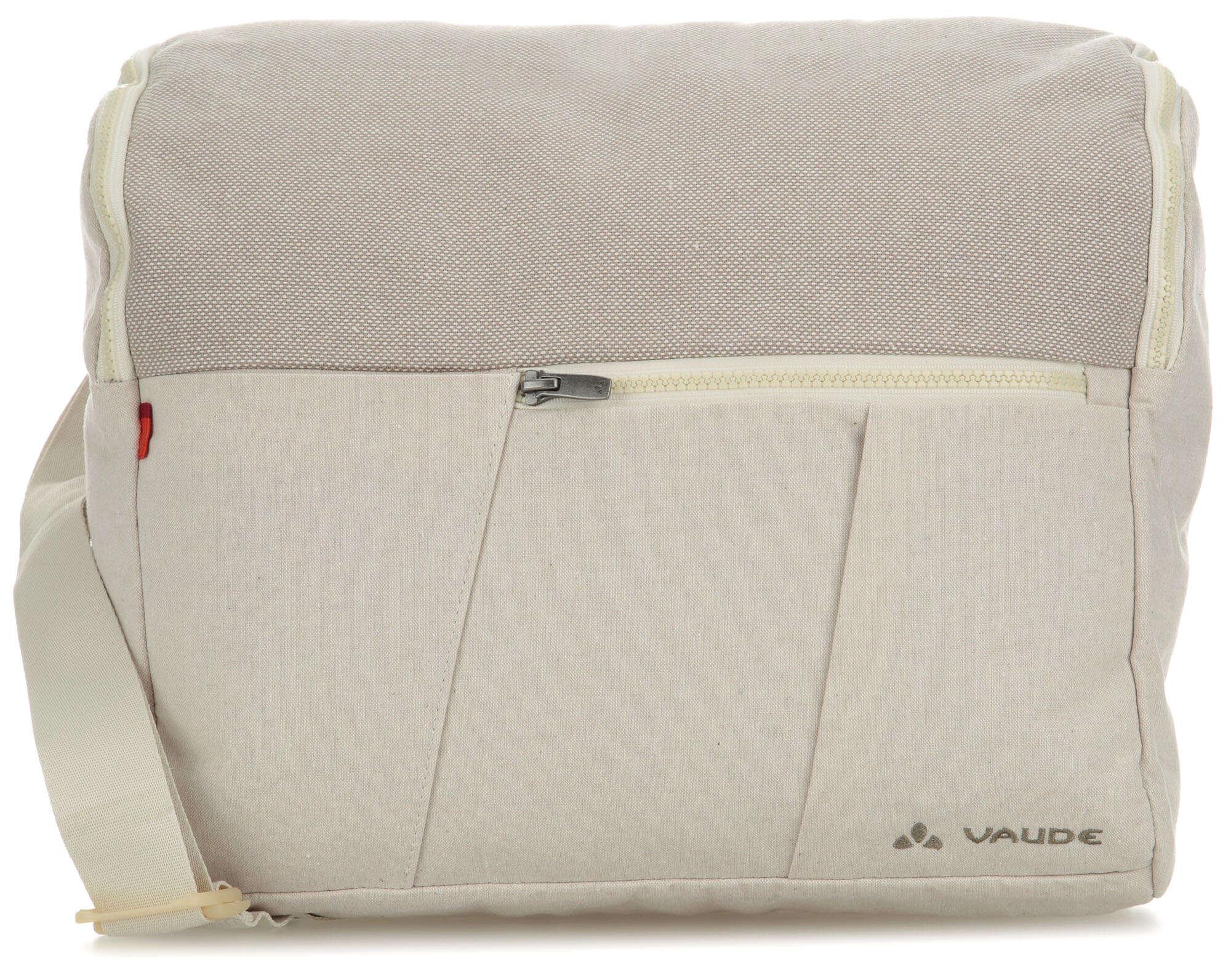 Vaude Pinus Kuriertasche 13″ Bio-Baumwolle recyceltes Hanf natur