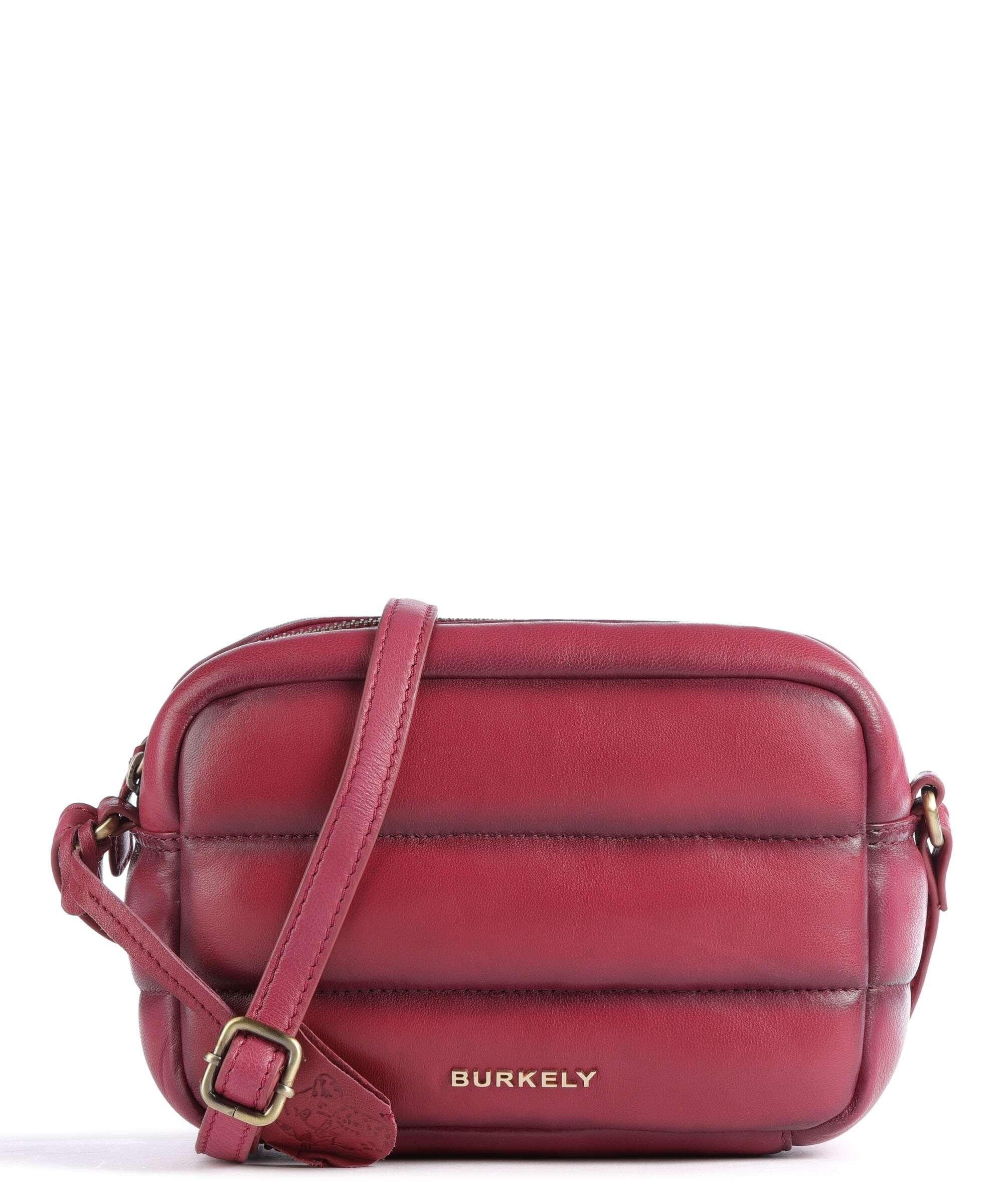 Burkely Drowsy Dani Umhängetasche fein genarbtes Leder pink