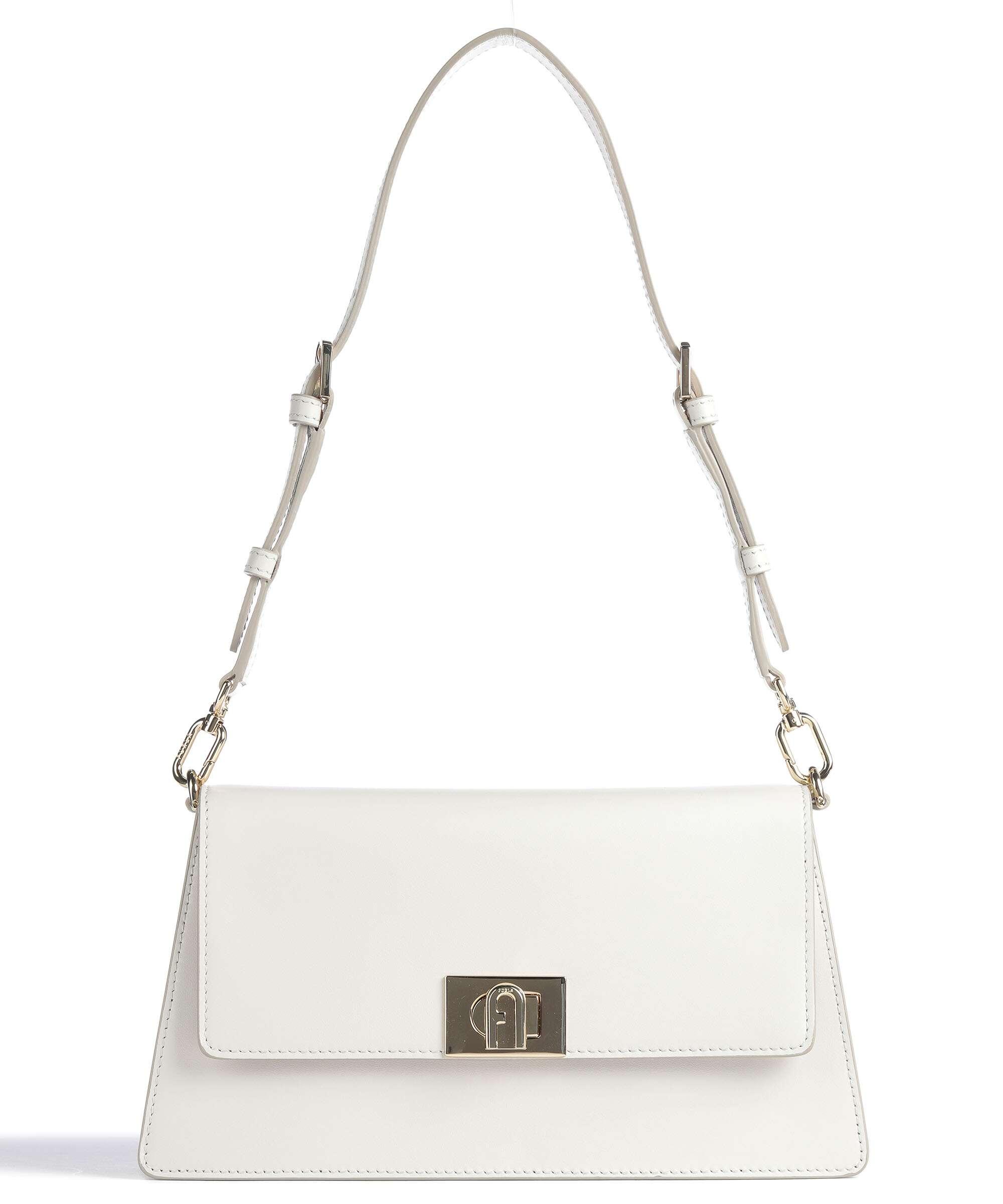 Furla Zoe S Schultertasche Leder weiß