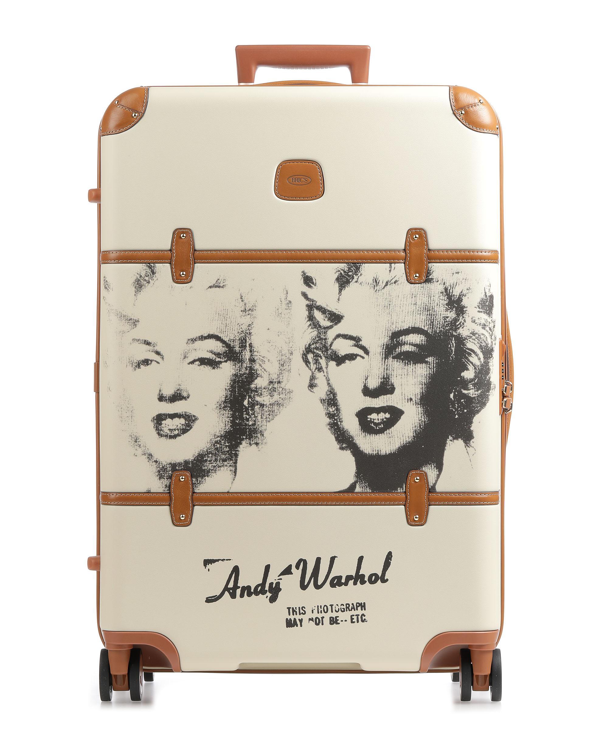 Brics Andy Warhol Marilyn 4-Rollen Trolley elfenbein 76 cm
