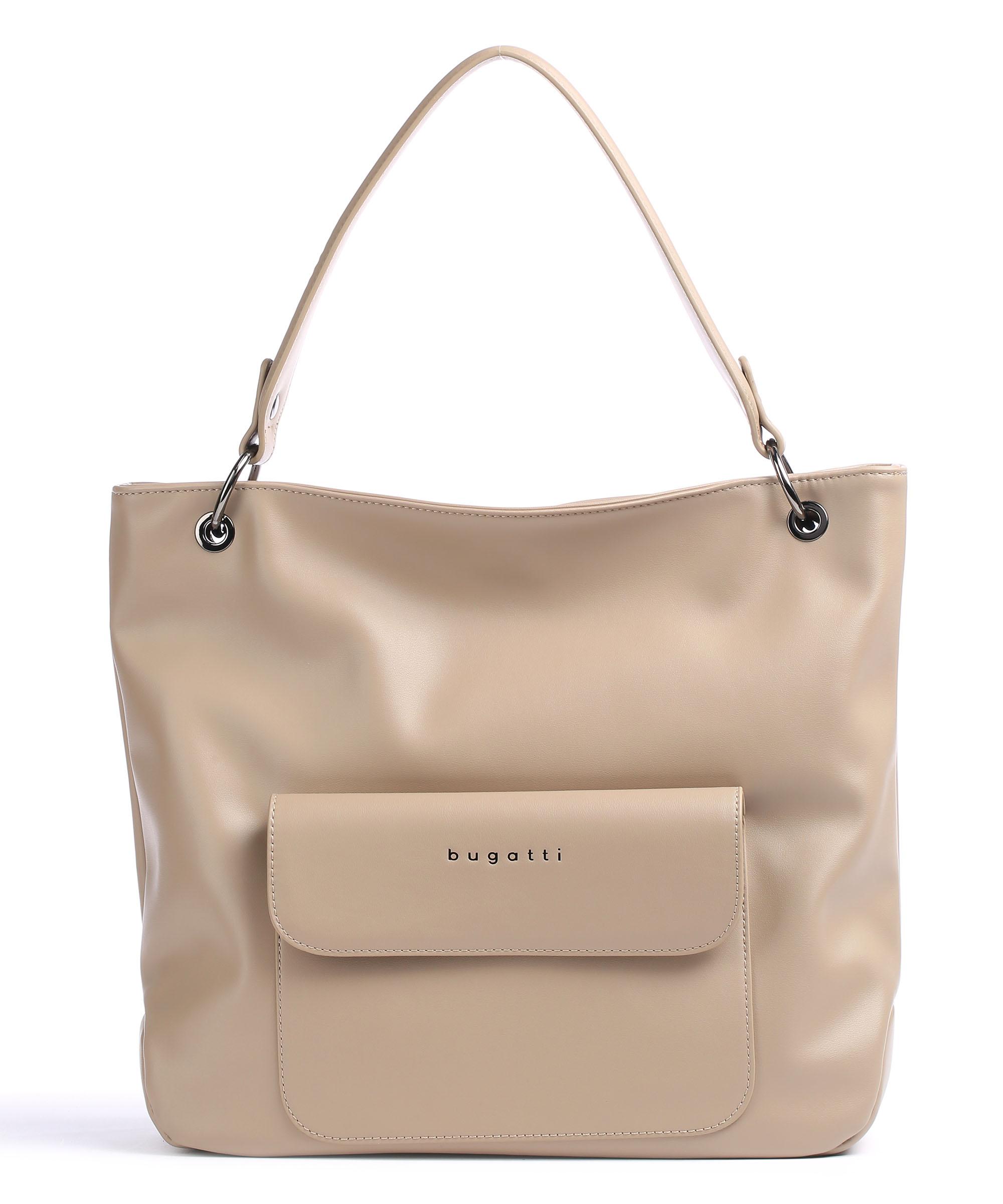 Bugatti Almata Beuteltasche Lederimitat sand
