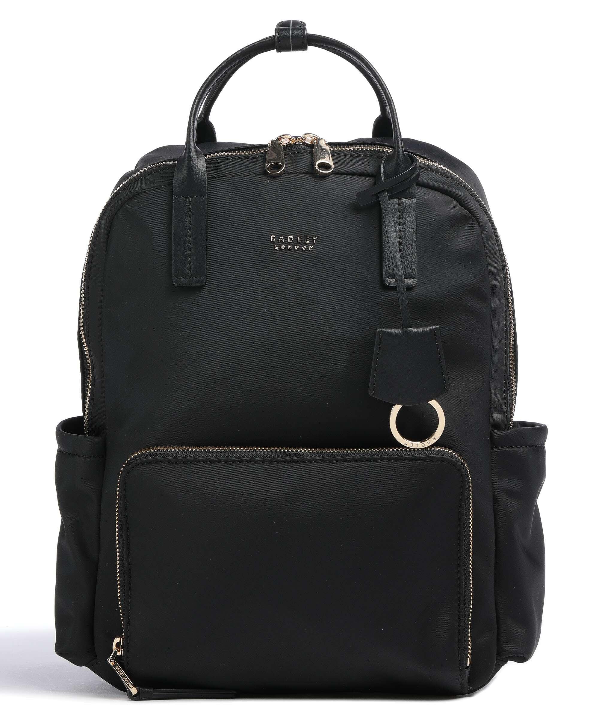 Leather backpack Radley London Grey in Leather - 12783598