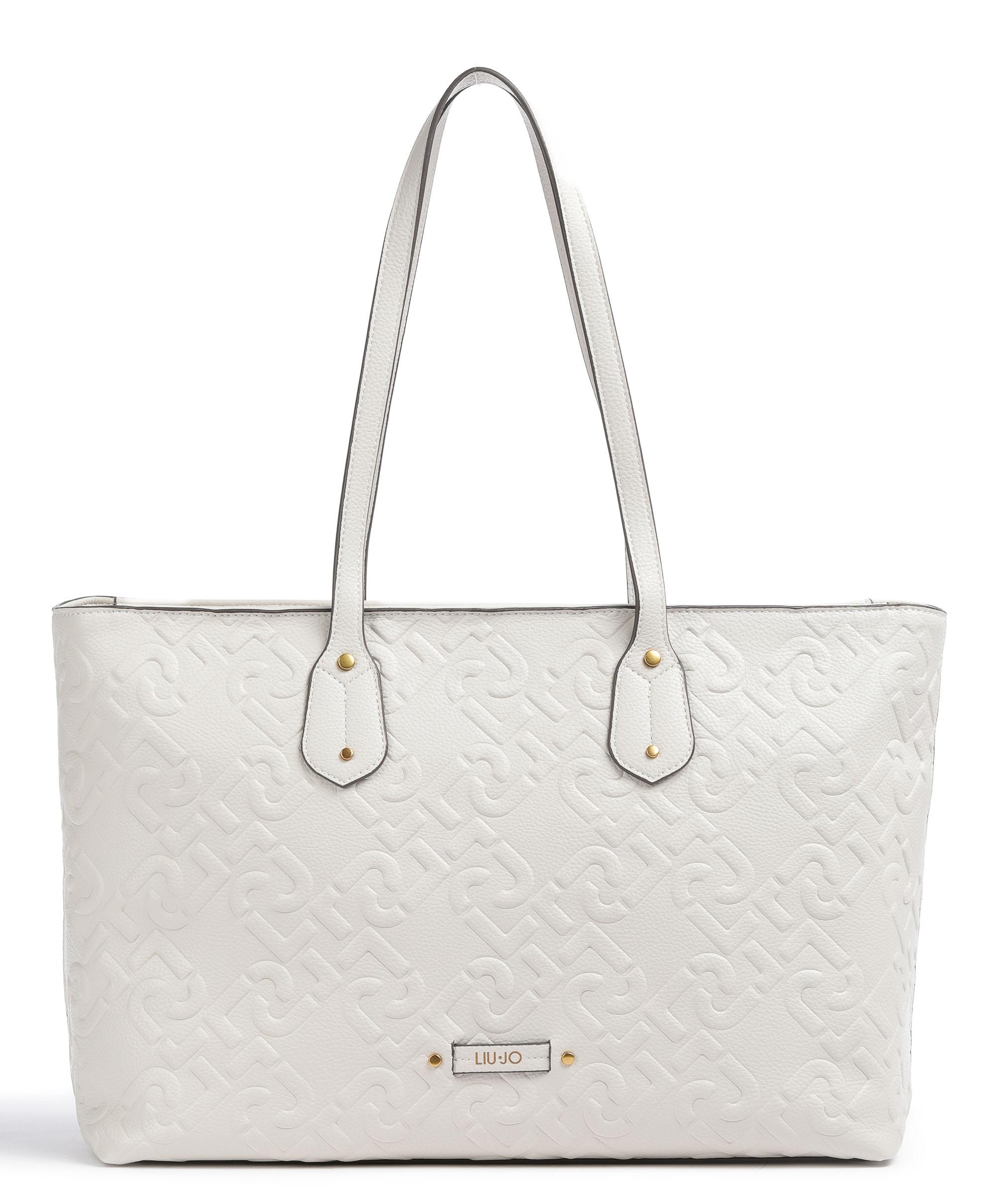 Liu Jo Adonide Shopper Lederimitat elfenbein