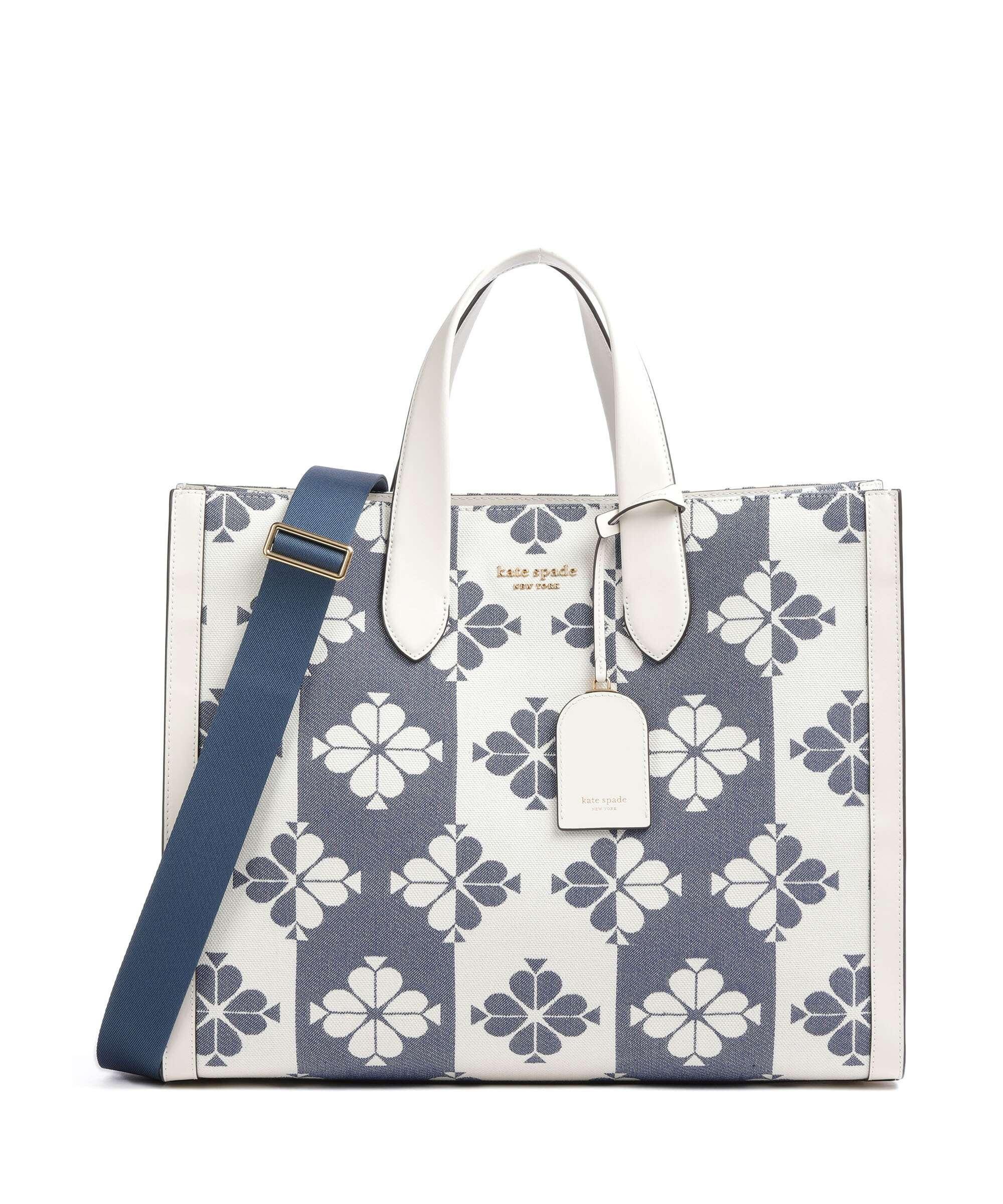 バッグ Kate Spade Flower Jacquard Stripe L Kate Spade Flower Jacquard Stripe L