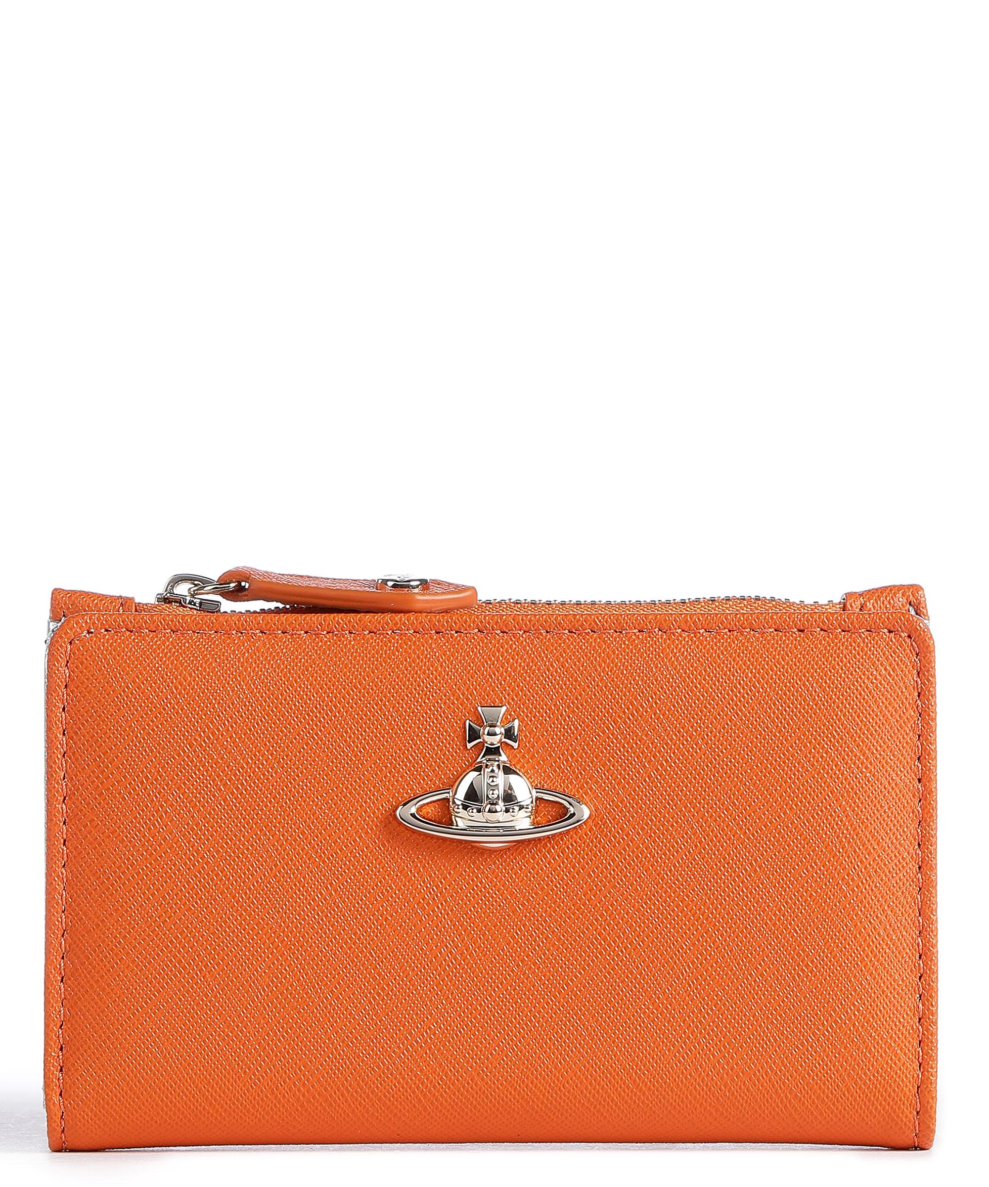 Vivienne Westwood RFID Kreditkartenetui Saffiano-Rindsleder orange Vivienne Westwood RFID Kreditkartenetui Saffiano-Rindsleder orange