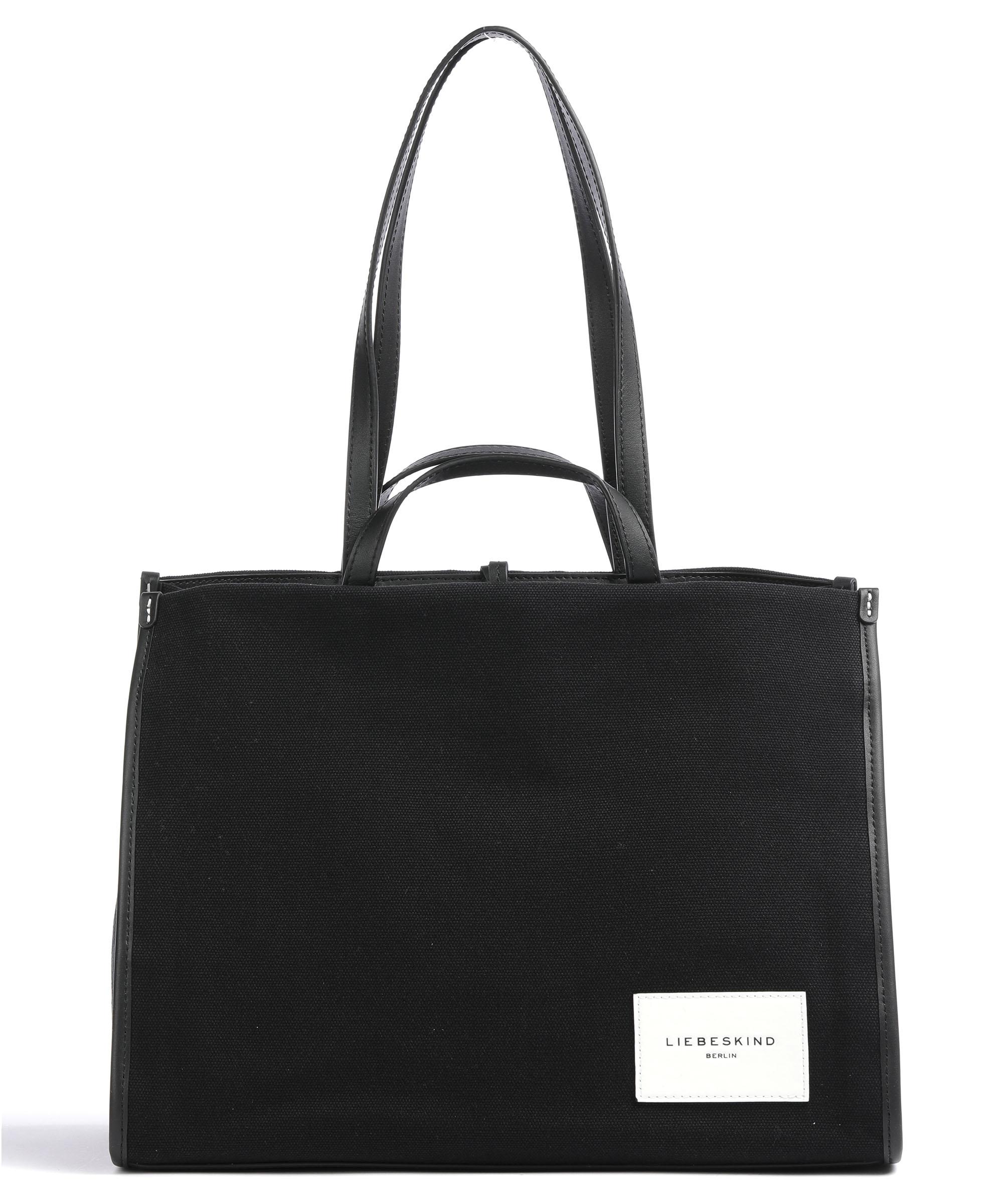 Liebeskind Liene M Shopper Baumwolle schwarz